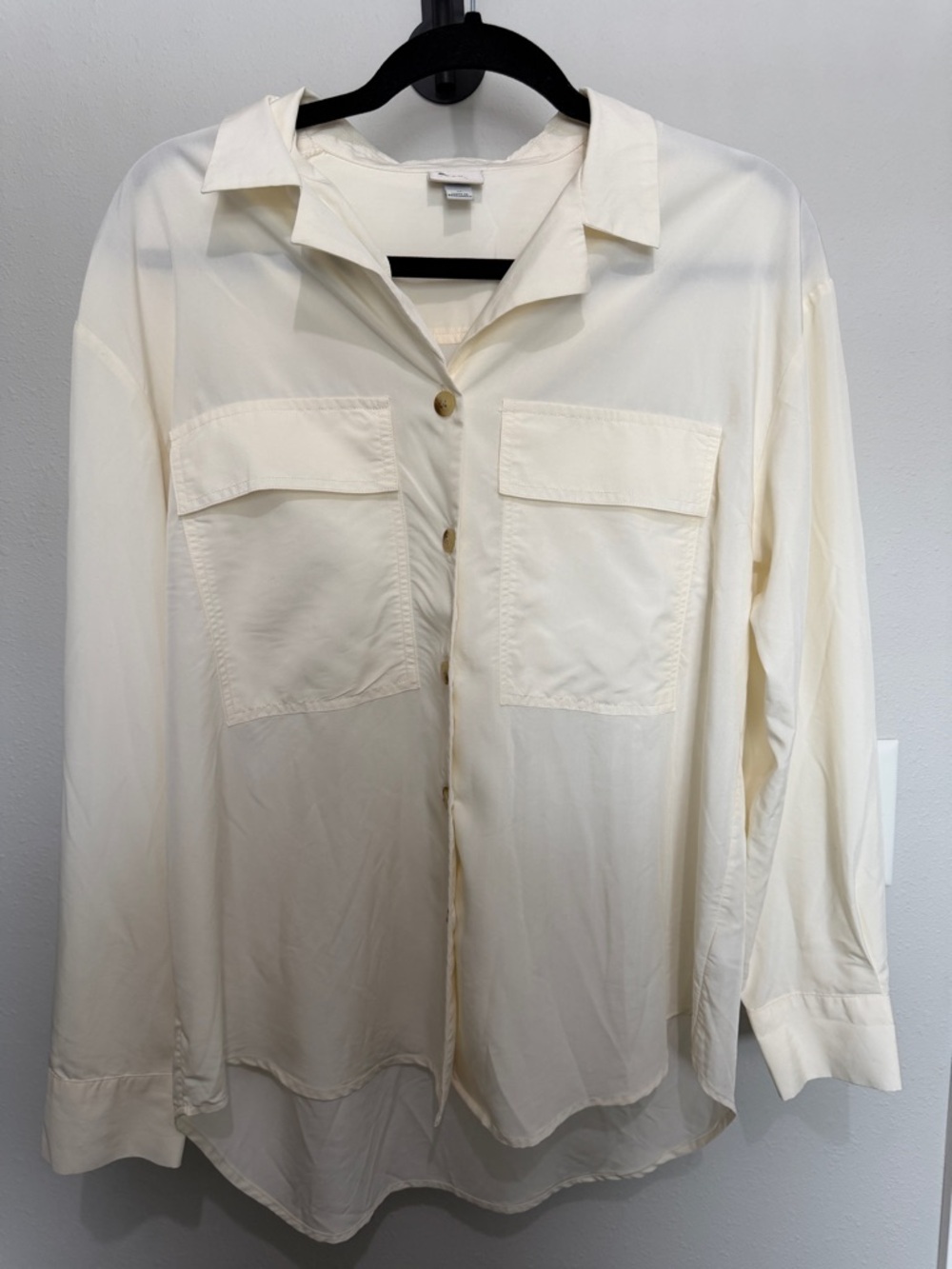 A New Day Cream Long Sleeve Blouse